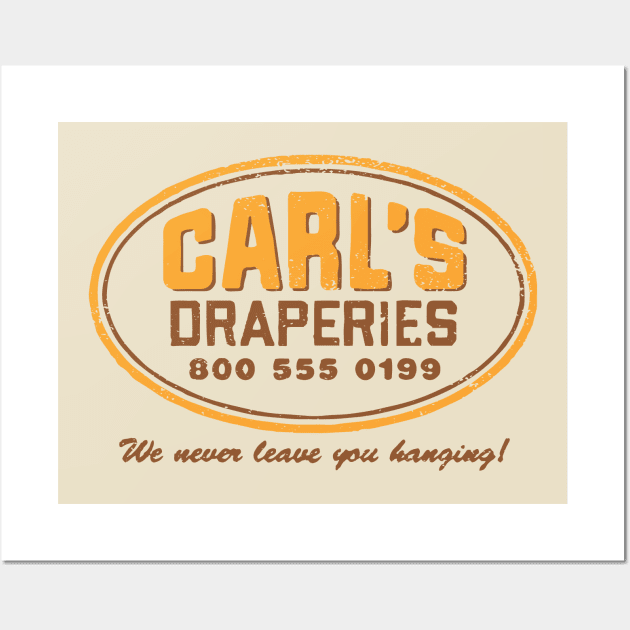 Carl's Draperies Wall Art by RevLevel